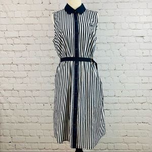 Tommy Hilfiger Navy Striped Nautical Shirt Dress